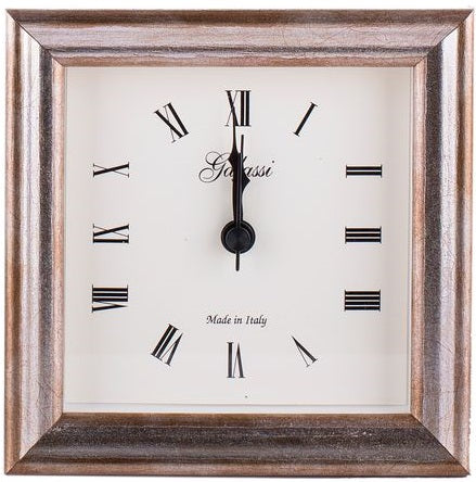 Alarm Clock Galassi Traditional Silver  3 x 4