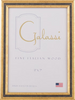 Clock Galassi Gold/Black Channel Wood 3x4