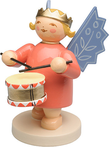 Wendt and Kuhn Angel wearing Crown with Drum