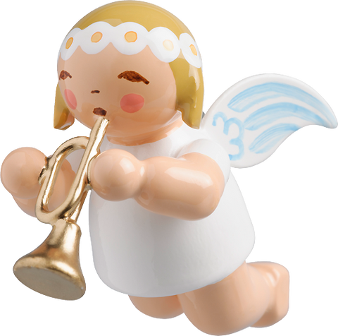Little Suspended Angel with Trumpet