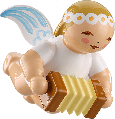 Little Suspended Angel with Bandoneon