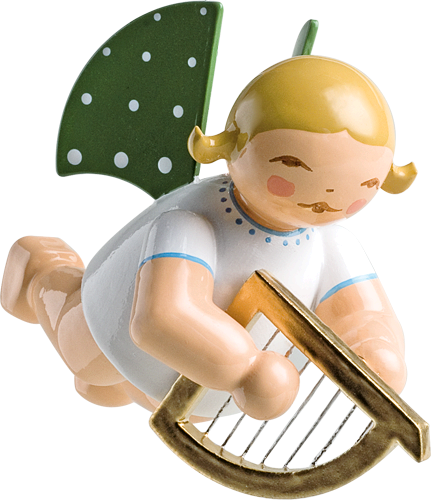 Wendt and Kuhn Angel with Small Harp, suspended