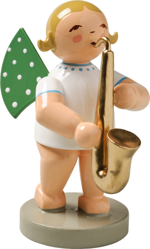 Wendt and Kuhn Grunhainichen Angel with Saxaphone