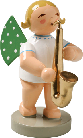 Wendt and Kuhn Grunhainichen Angel with Saxaphone