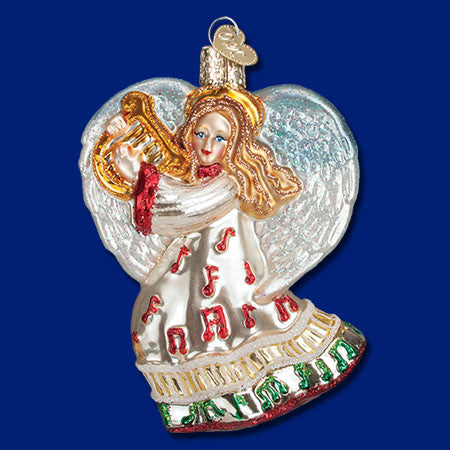 Old World Christmas Take Note Angel
