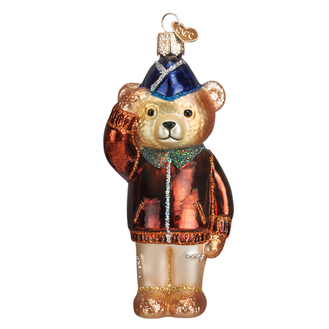 Old World Christmas Air Force Bear.