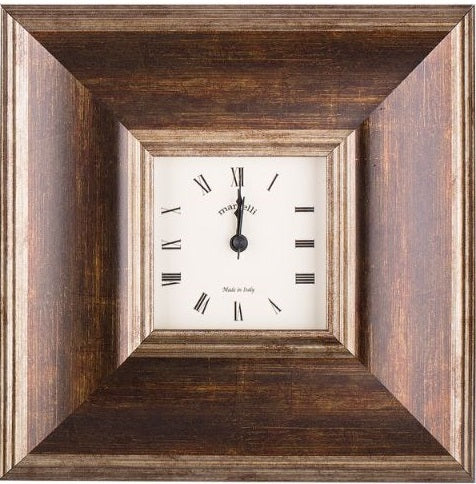 Clock Galassi Marcelli Brown/Bronze 4 x 4