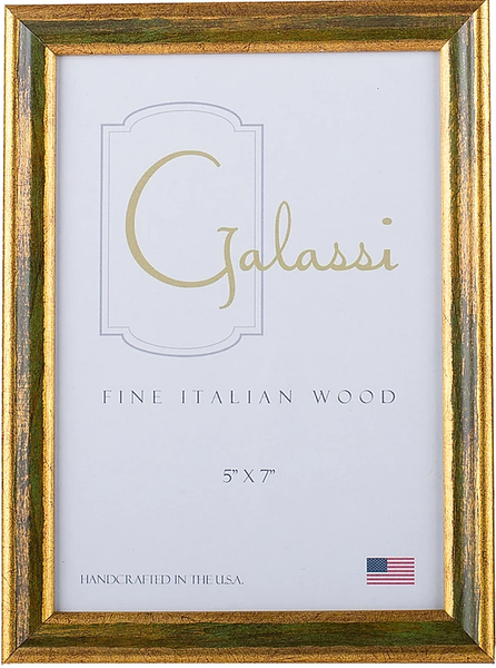 Galassi Forest Green and Gold Frame