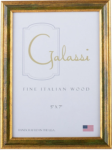 Galassi Forest Green and Gold Frame