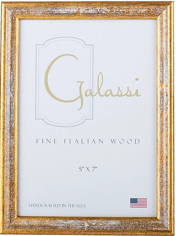 Frame Galassi Gold with Whitewash