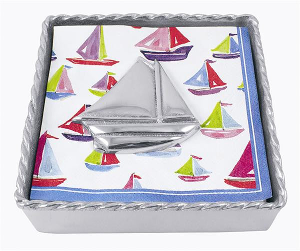 Mariposa Napkin Box Sailboat Twist