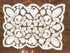 Placemats and Napkins:  Ecru Cut Work Linen