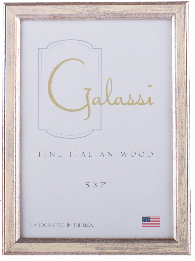 Frame Galassi Cream/Silver Wood