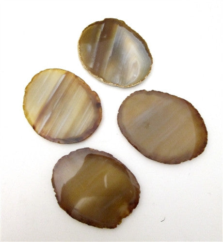 Pedra natural Coasters Set of 4