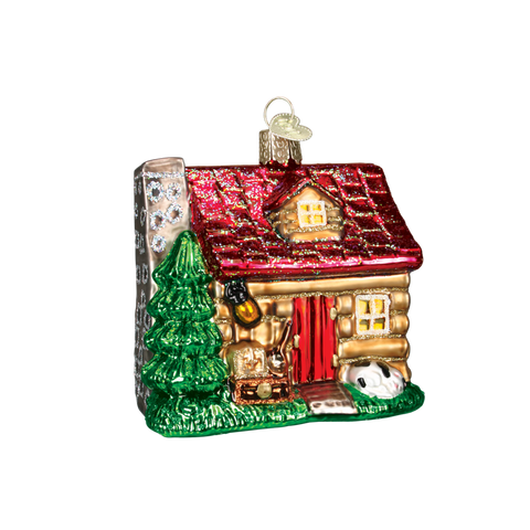 Old World Christmas Lake Cabin