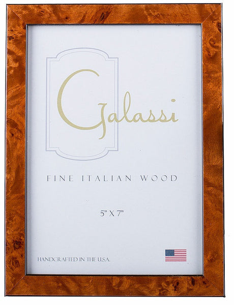 Frame Galassi Brown Burl Wood