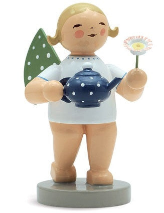 Grunhainichen Angel with Teapot