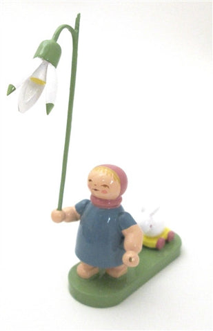 Girl with Snowdrop