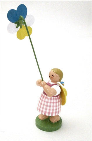 Girl with Pansy