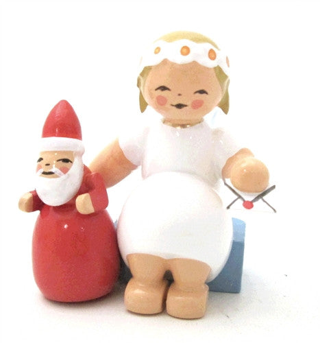 Angel with Santa