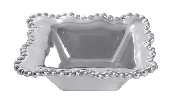 Mariposa Pearled Wavy Condiment Bowl
