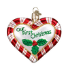Old World Christmas Peppermint Heart