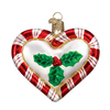 Old World Christmas Peppermint Heart