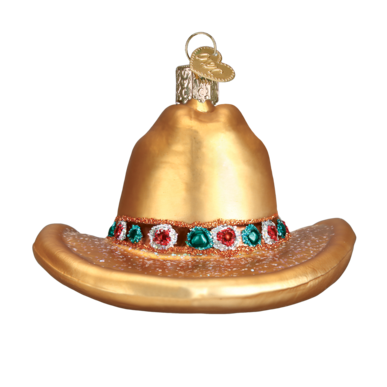 Old World Christmas Cowboy Hat