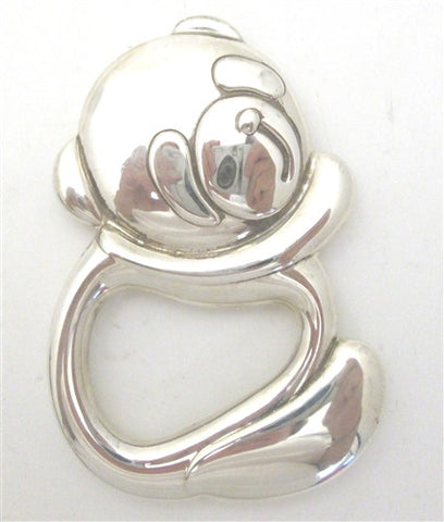 Sterling Silver Panda Rattle