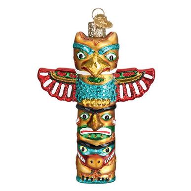 Old World Christmas Totem Pole