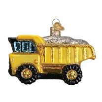 Old World Christmas Toy Dump Truck
