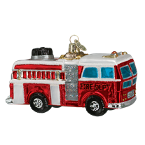 Old World Christmas Fire Truck