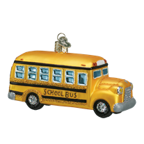 Old World Christmas School Bus