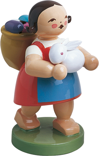 Wendt and Kuhn Girl with Basket and Rabbit