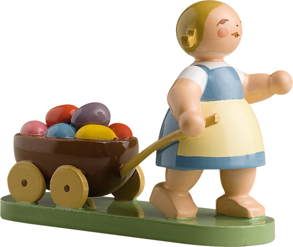Wendt and Kuhn Easter Girl with Cart