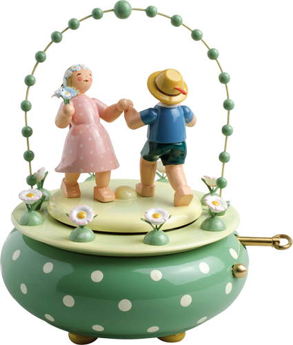 Wendt and Kuhn Music Box Two Dancers in the Garden