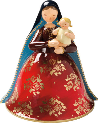 Wendt and Kuhn Hand painted Madonna and Child