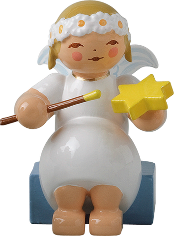 Marguerite Angel, Sitting, with Star and Paintbrush