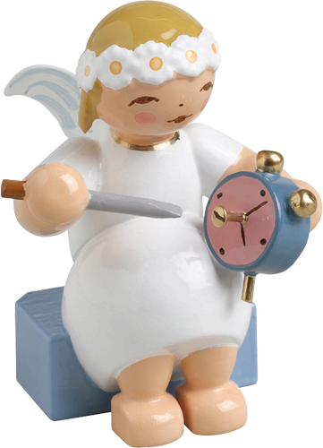 Wendt and Kuhn Marguerite Angel with Alarm Clock