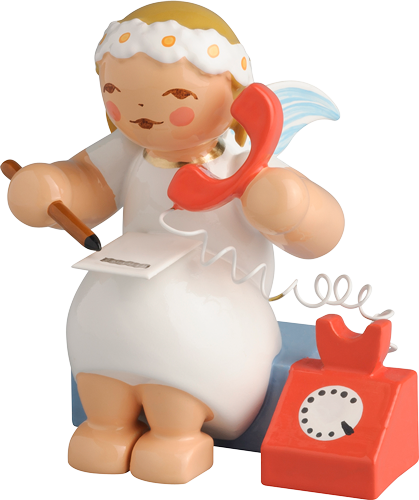Wendt and Kuhn Marguerite Angel with Telephone, sitting