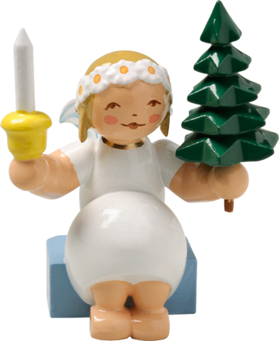 Wendt and Kuhn Marguerite Angel sitting with Tree