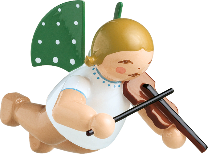 Angel with Violin Suspended Ornament