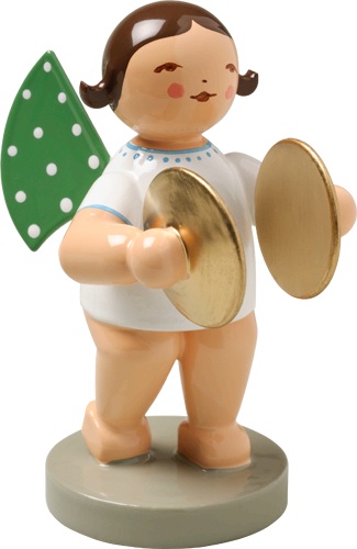 Wendt and Kuhn Grunhainichen Angel with Cymbals