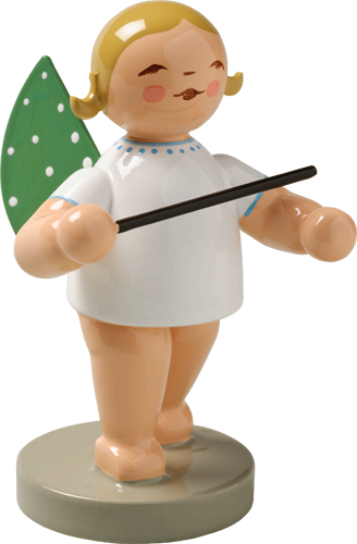 Wendt and Kuhn Grunhainichen Angel with Baton