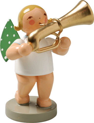 Wendt and Kuhn Grunhainichen Angel with Tuba