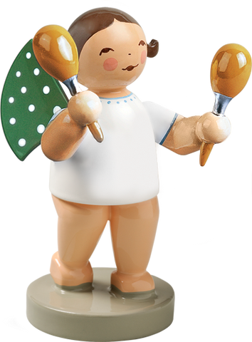 Wendt and Kuhn Grunhainichen Angel with Maracas