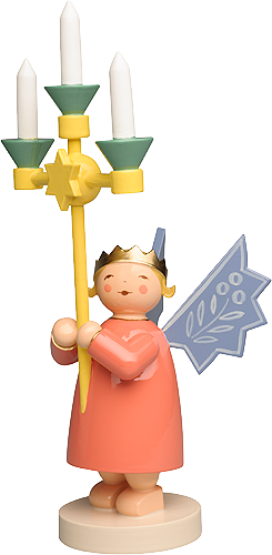 Wendt & Kuhn Angel wearing Crown with Candelabra