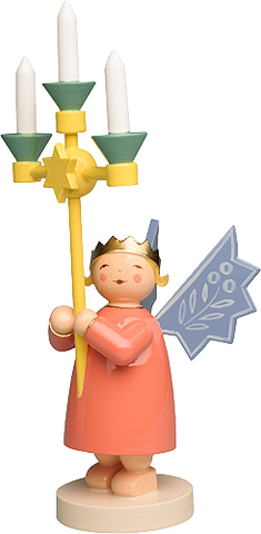 Wendt & Kuhn Angel wearing Crown with Candelabra