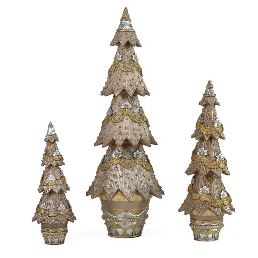 Dekorasyon Floral Swirly Garland Neo Tree (Dark Champagne)