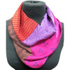Harshita Infinity Scarf, pink and orange